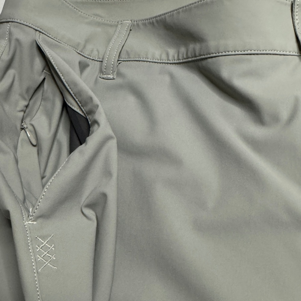 Rhone Men's‎ Golf Shorts 38 Gray 8" Inseam Performance Stretch Flat Front Casual - Picture 5 of 9